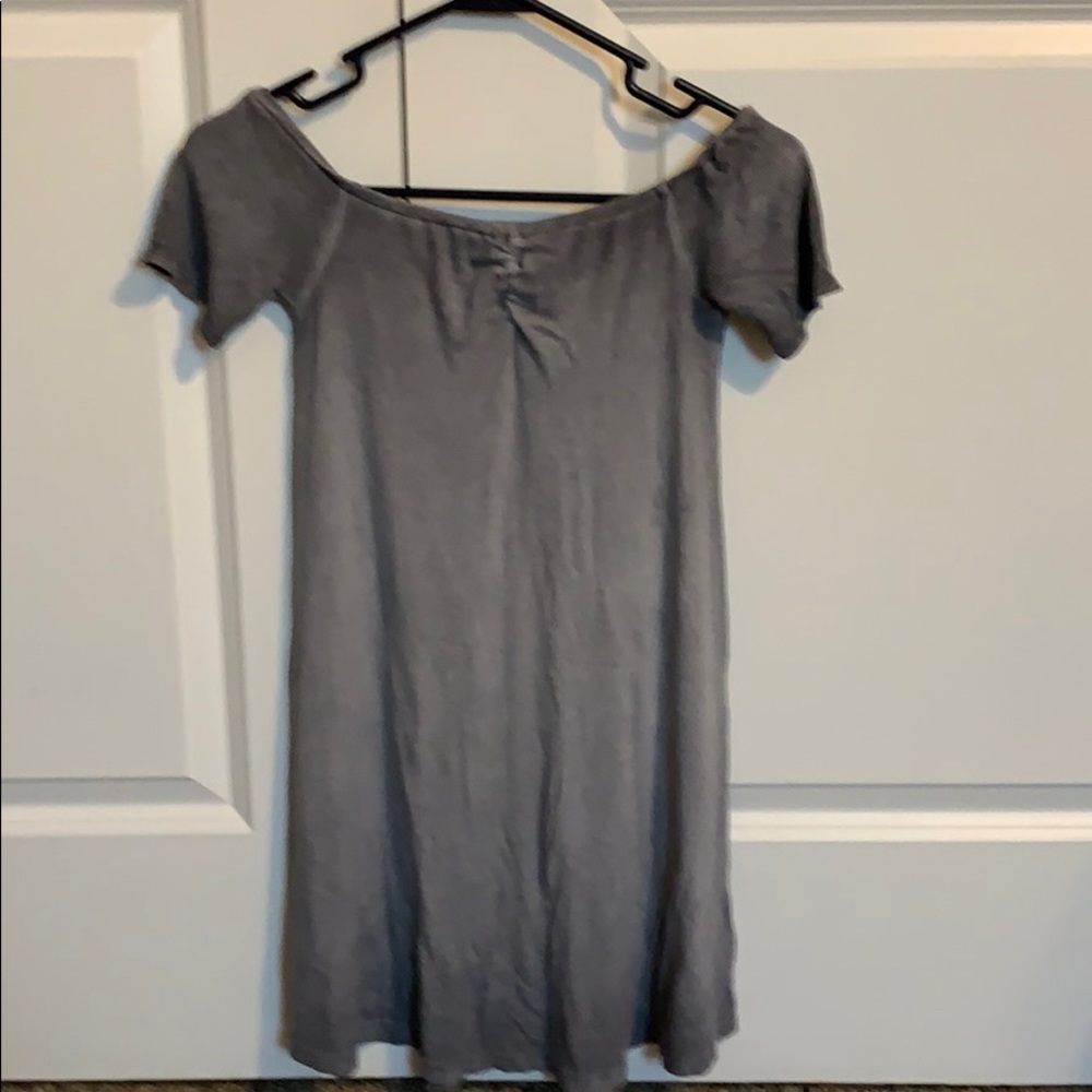 American Eagle off the shoulder swing dress
